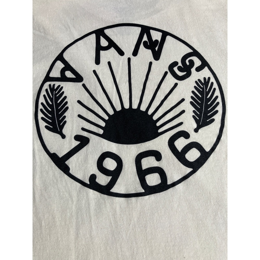 Vans Dakota Roche 1966 Pocket Tee T-Shirt Mens Small Off White Cream Graphic